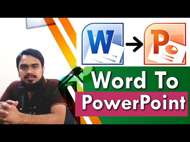 Q&A #13 -  Convert Word to MS Powerpoint |  Sikkhon