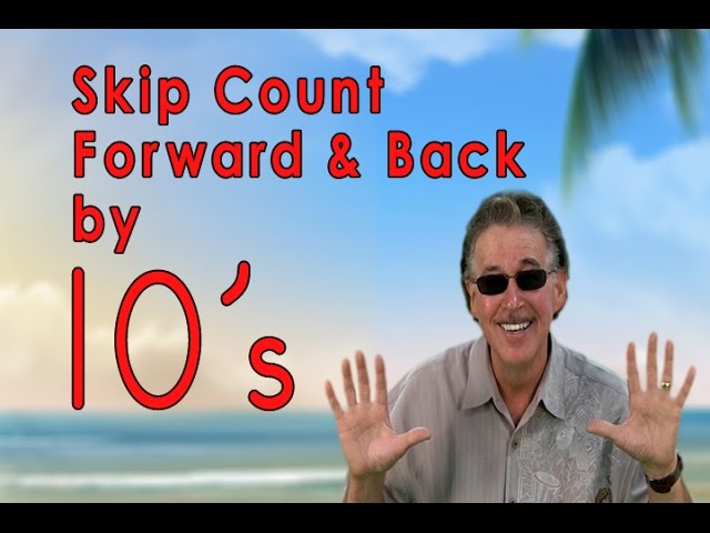 Skip Count Forward and Back by 10's | Jack Hartmann