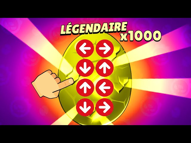 (on TEST des ouvertures) 1000 OEUFS Godzilla !!!! Pack opening BRAWL STARS