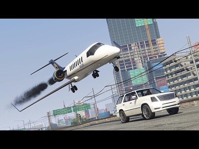 GTA 5 EXTREME AIRPLANE CRASHES AND LANDINGS COMPILATION!!!