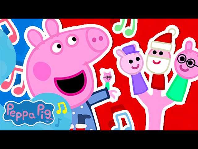 Five Finger Family Christmas Special | Songs in Chinese | Chinese Song for Kids | | 小猪佩奇儿歌 | 少兒歌曲