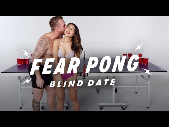 Blind Dates Play Fear Pong (Christian vs. Ren) | Fear Pong | Cut
