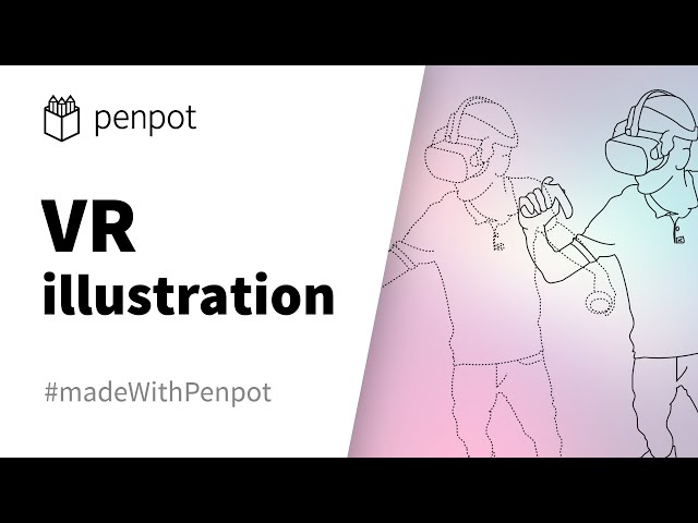 Vector line illustration - #MadeWithPenpot