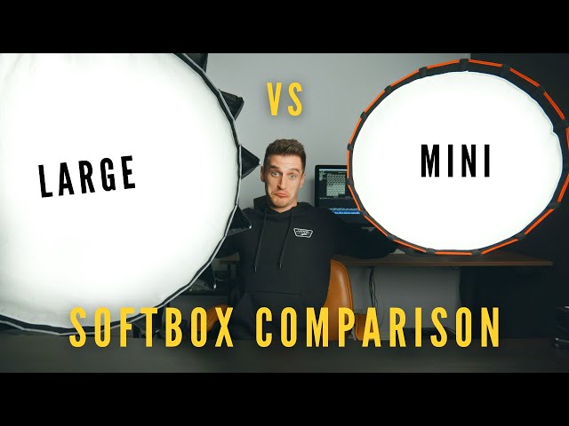 Large Softbox vs Mini Softbox comparison | Is the mini good enough?