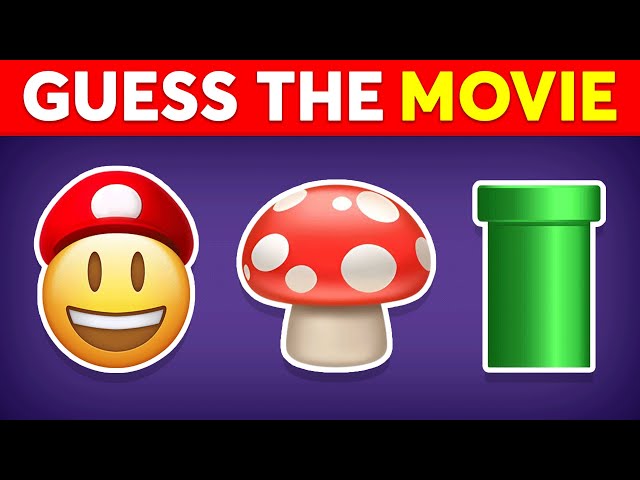 Guess the MOVIE by Emoji Quiz 🎬🍿 100 Movies Emoji Puzzles | Monkey Quiz