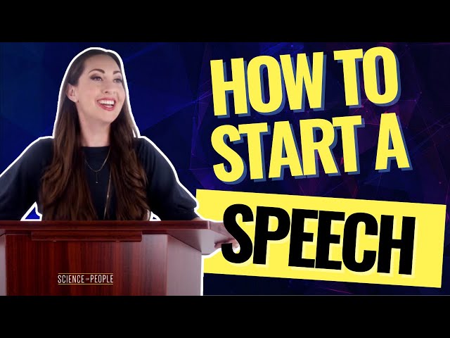 How to Start a Speech: The Best (and Worst) Speech Openers