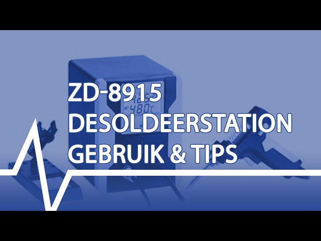ZD-8915 desoldering station [Usage & Tips]