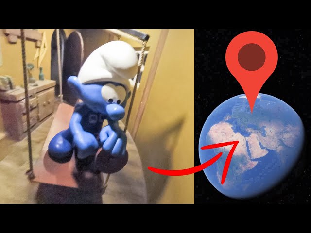 Real Smurf on Google Earth!