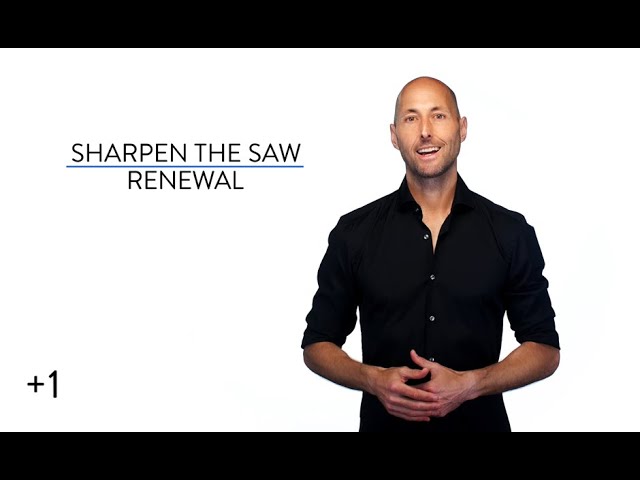 +1 #30: Sharpening the Saw