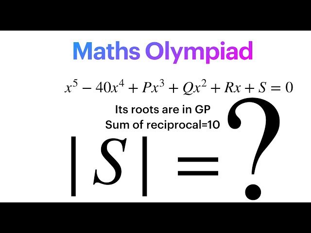 Olympiad Math Question | How to find the value of s from give polynomial function of degree 5 ?