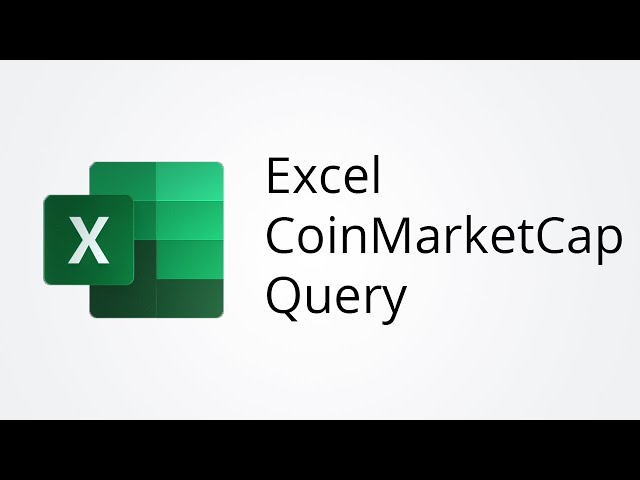 Excel Import CoinMarketCap API Data with Query