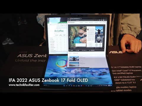IFA 2022 ASUS Zenbook 17 Fold OLED