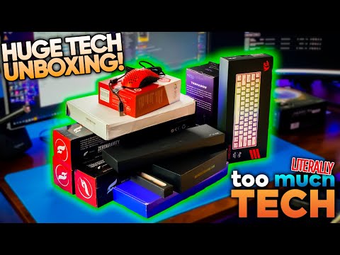 LITERALLY Too Much Tech Unboxings