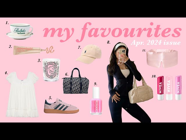 My favourites of the month 彡★ Makeup • Fashion • Home • Wellness