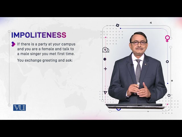 Impoliteness | Language and Gender | ENG527_Topic080