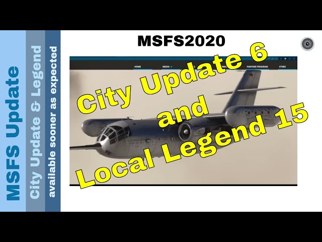 Flight Simulator 2020 - MSFS Update - New city update and local legend now available
