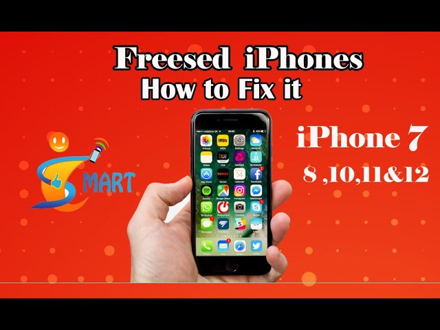 How to fix a Freezed iPhone 7,8,10,11,12