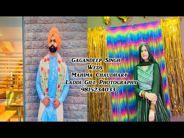 Gagandeep Singh Weds Mahima Chaudhary Bhog And Batna Laddi Gill Photogarphy 9815234033