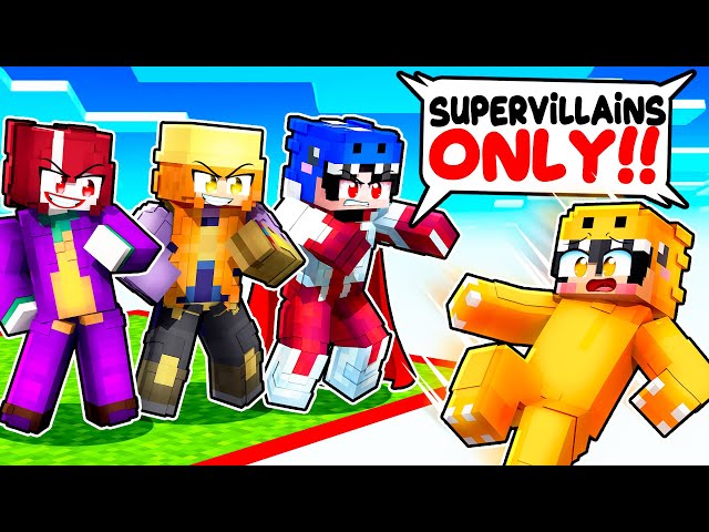 ONE BLOCK But We're SUPERVILLAINS in Minecraft!