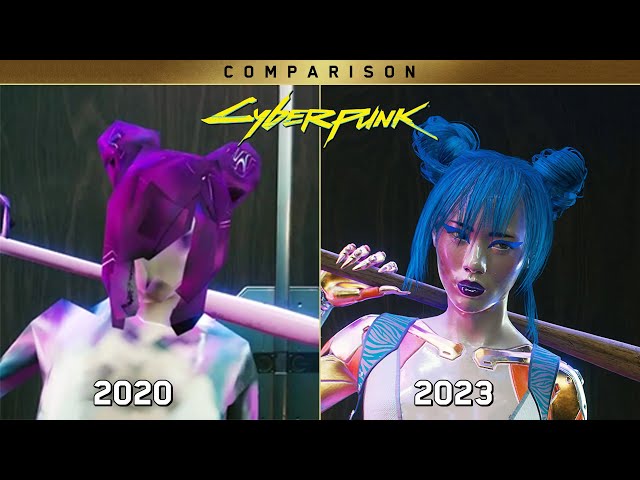 Cyberpunk 2077 Release vs 3 Years Later | Graphics, Physics and Details Comparison