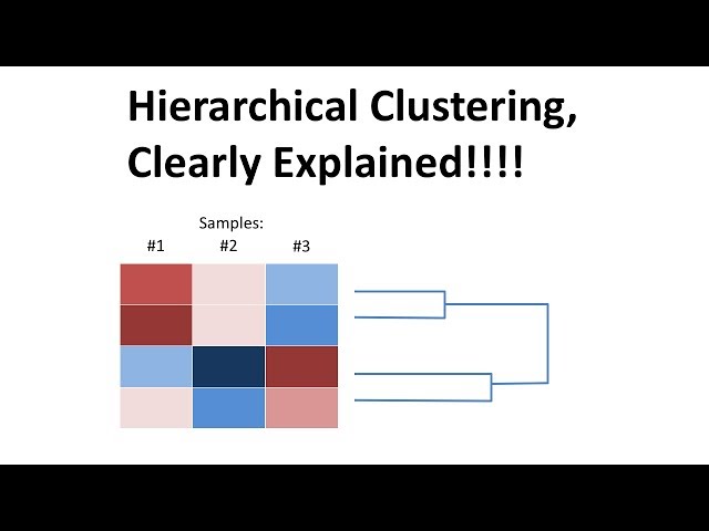 StatQuest: Hierarchical Clustering