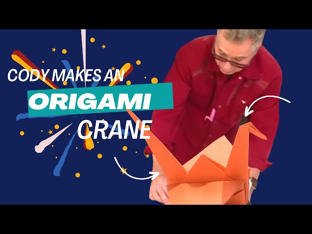 Cody's Caravan: Cody makes and origami crane