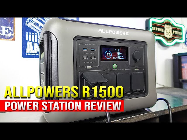AllPowers R1500 Solar Generator Review (1800W, LiFeP04, 1152Wh Capacity, WIFI Bluetooth App)