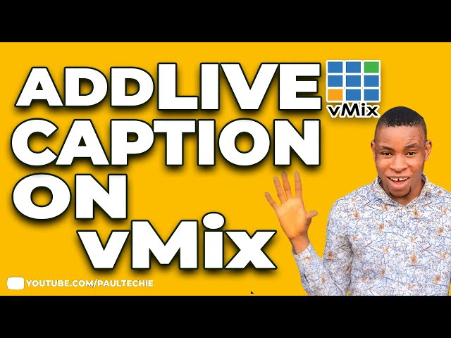 STEP BY STEP: How to do LIVE CAPTION on vMix | Add Live Caption on vMix