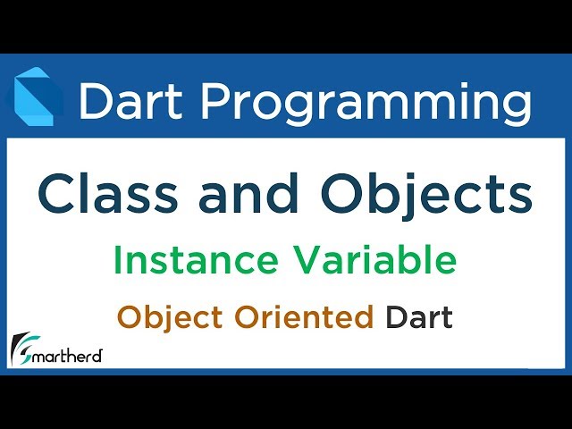 Dart Class, Objects, Instance and reference Variable example. Dart Tutorial for Flutter #8.1