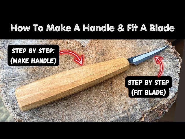 {Pt 4/5} How To Make A Turning Sloyd Knife - Nic Westermann (Handle Making & Fitting)