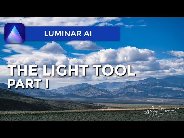 The Light Tool Part 1 - Luminar AI