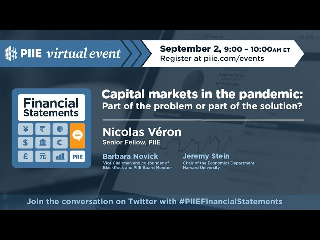 Capital markets in the pandemic: Part of the problem or part of the solution?