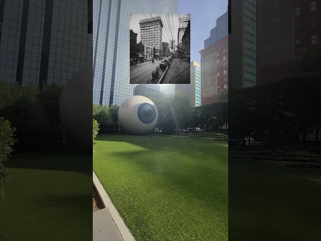 Why is this giant eyeball sitting in downtown Dallas?