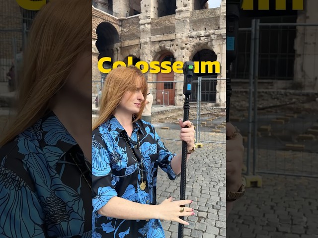 Epic Insta360 Effect at the Colosseum! Result in 3️⃣ 2️⃣ 1️⃣ 🤣 #360camera