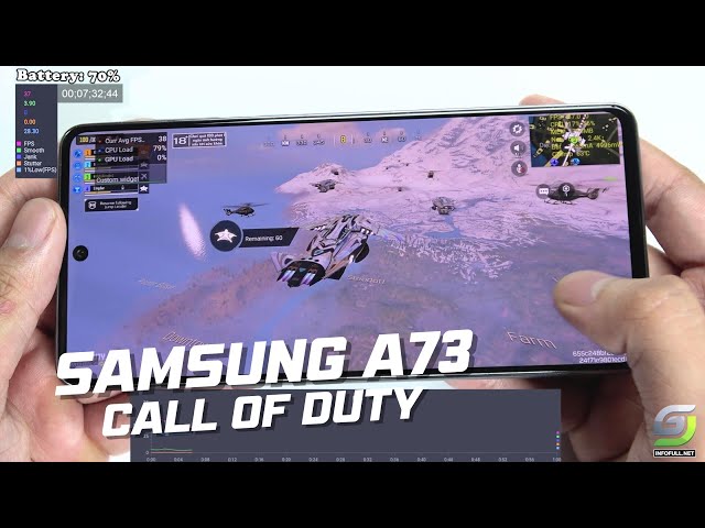 Samsung Galaxy A73 test game Call of Duty Mobile Update 2024 CODM | Snapdragon 778G