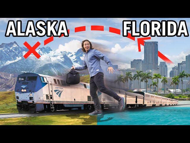 Taking the TRAIN from Miami to Alaska!
