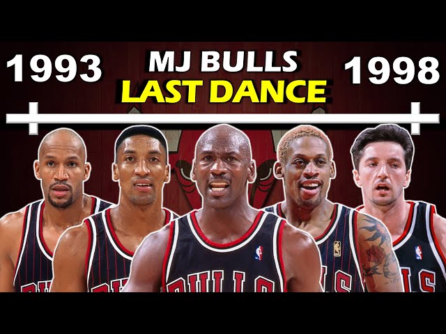 Timeline of JORDAN and the BULLS' 2ND THREE-PEAT | The Last Dance | Bulls Dynasty
