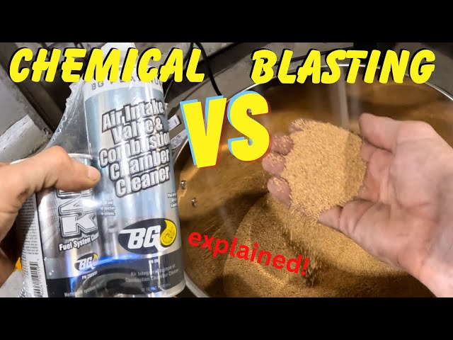 Direct Injection Carbon Build Up! (Explained) Intake Valve Chemical Cleaning Vs Walnut Blasting!