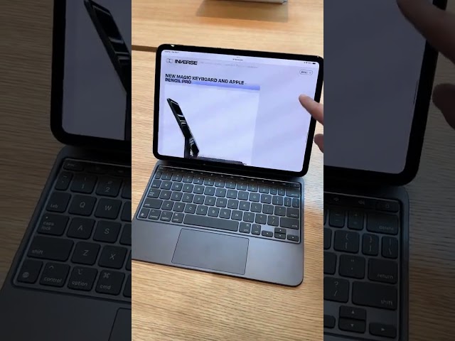 First look at the 11” iPad Pro with Nano-Texture display and new Magic Keyboard