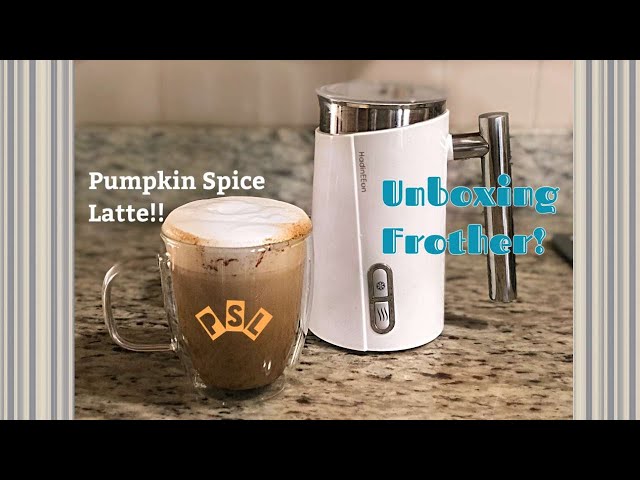 How to make a Starbucks DIY Pumpkin Spice Latte + Frother Unboxing!!!