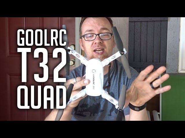 Review: GoolRC T32 Folding 720p HD FPV Camera Drone Flight Test