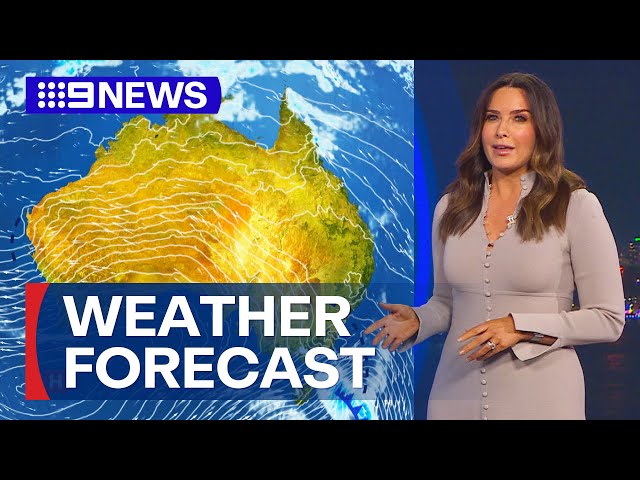 Australia Weather Update: Cold temperatures expected for the country's south-east | 9 News Australia