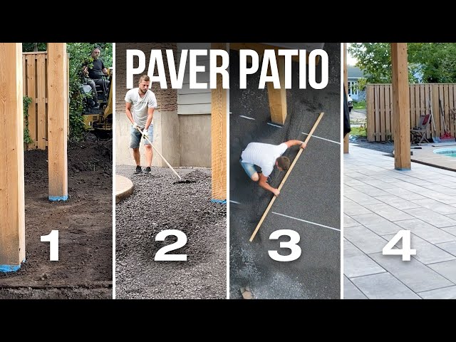 How to Build Your Own Paver Patio (Full Backyard DIY Project)