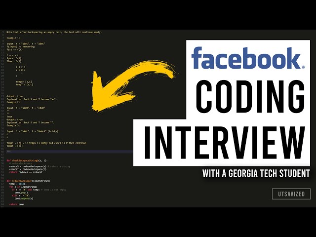 Facebook Coding Interview with a Georgia Tech Student