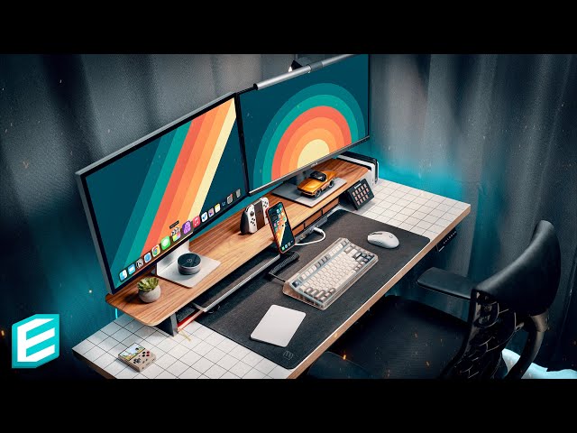 Home Studio Desk Setup Tour Mid 2023 - Retro Vibes