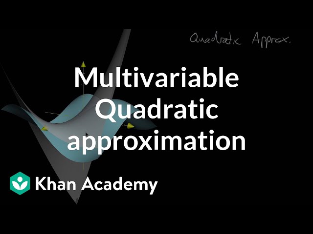 What do quadratic approximations look like
