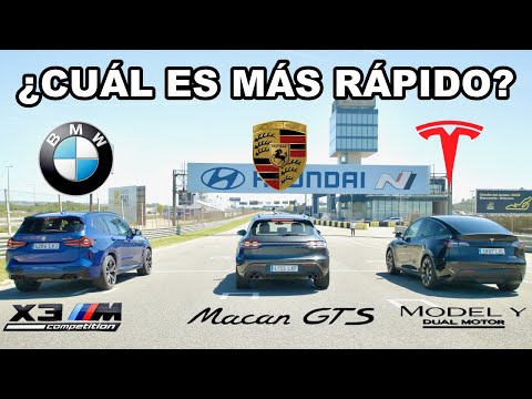 DUELO EN LA CUMBRE - TESLA MODEL Y PERFORMANCE vs. BMW X3 M COMPETITION vs. PORSCHE MACAN GTS