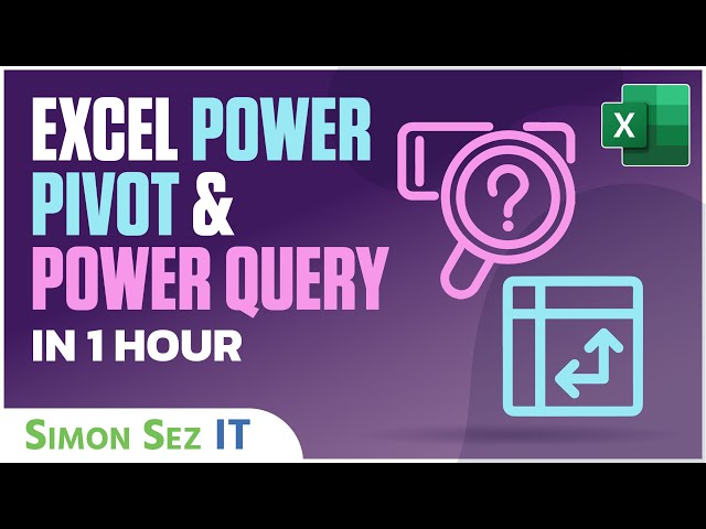 Power Pivot Tutorial & Power Query in Excel - 1-Hour Class