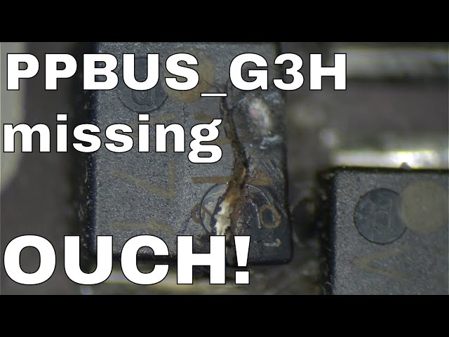 Fixing Macbook Air with short to ground on PPBUS_G3H.