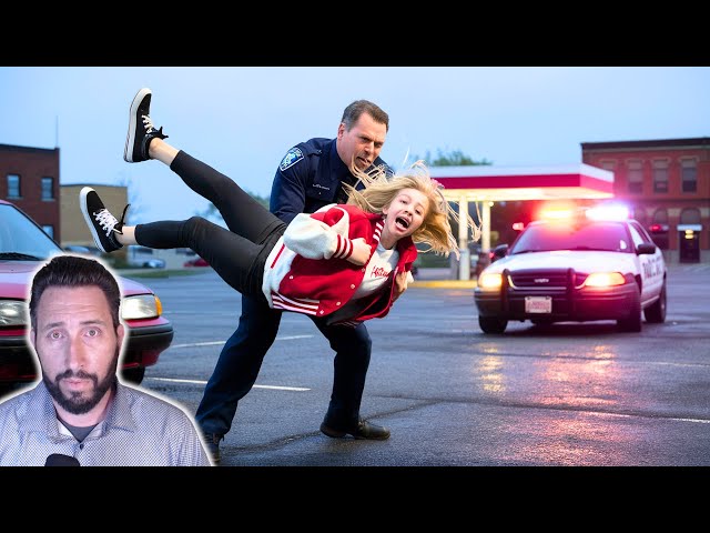 Cop SLAMS High School Girl at Traffic Stop - Her DAD Shows Up!